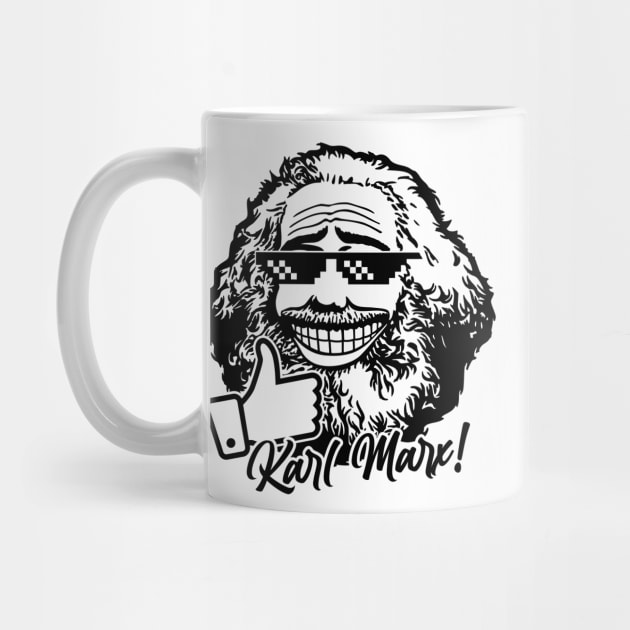 Karl Marx (monochrome) by GetThatCar